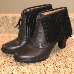 American Living Tassel Booties 7.5
